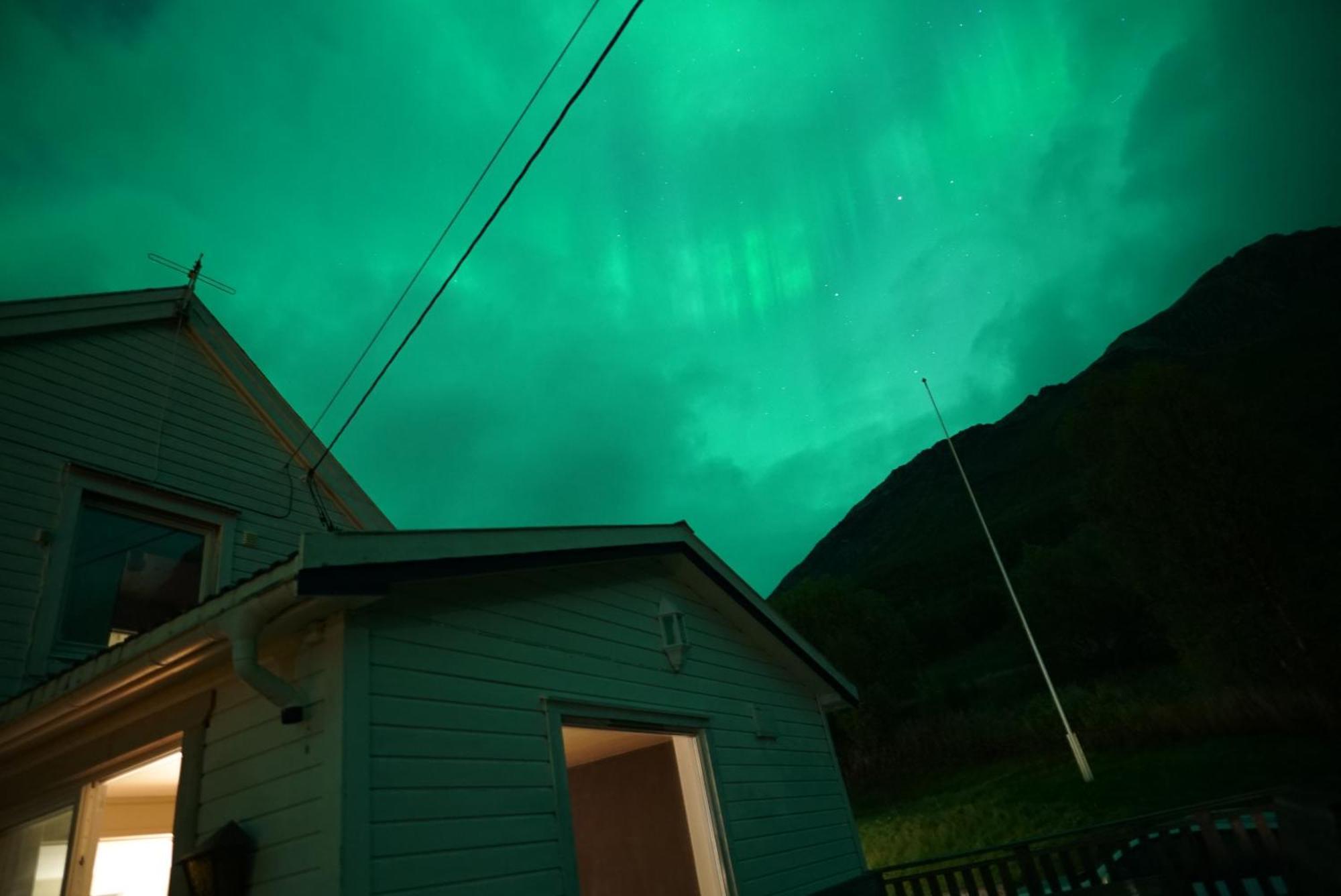 极光民宿northern Lights Laksvatn Esterno foto